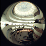 Interior Views of the Frank Lloyd Wright Designed, Solomon R. Guggenheim Museum Photographic Print by Dmitri Kessel