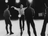 Choreographer Jerome Robbins Rehearsing Dancers at New York State Theater for Production of Dybbuk, Photographic Print