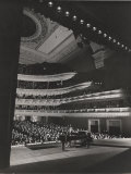 Singer Marian Anderson Performing for an Audience at Carnegie Hall Premium Photographic Print by Gjon Mili