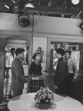 Ozzie Nelson with Harriet and Family on TV Show Premium Photographic Print by Ralph Crane