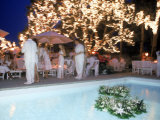 Annual White Party at Home of Rap Artist Sean "Puffy" Combs Reproduction photographique sur papier de qualité par Marion Curtis