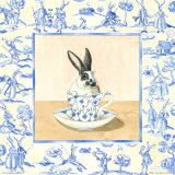 Teacup Bunny II Posters by Kari Phillips