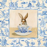 Teacup Bunny IV  Poster by Kari Phillips