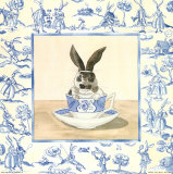 Teacup Bunny I  Art by Kari Phillips