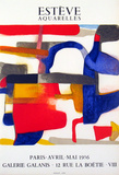 Aquarelles, 1956 Lithografie von Maurice Esteve