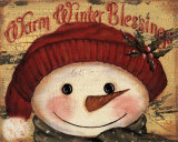 Warm Winter Blessing  Print by Grace Pullen