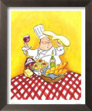 Italian Chef  Art by Tracy Flickinger