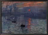 Impression, Sunrise Poster by Claude Monet