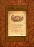 Vintage French Wine Label II  Print by Mary Beth Zeitz