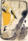 Jane Avril Kunstdrucke von Henri de Toulouse-Lautrec