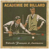 Academie de Billard I Posters by Philippe David