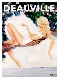 Deauville Giclee Print by Jean-Gabriel Domergue