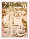 Salon des Cent Giclee Print by Alphonse Mucha