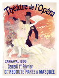 Théâtre de I'Opéra - Carnaval 1896 Estampe par Jules Chéret