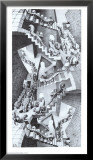 House of Stairs Art by M. C. Escher