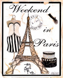 Weekend in Paris Posters by Kathy Hatch