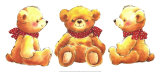 Teddies  Prints by Makiko 