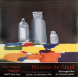 Nature morte aux bocaux, 1955 Affiches par Nicolas De Staël