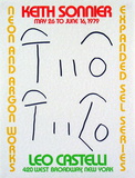 Neon & Argon works Affiches par Keith Sonnier