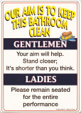 Our Aim Tin Sign