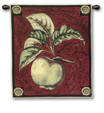 Crimson Apple Wall Tapestry