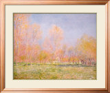 Spring in Giverny, 1890 Print by Claude Monet