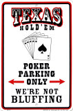 Poker Room Tin Sign