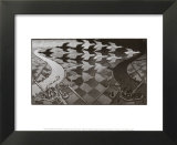 Jour et nuit Posters par M. C. Escher