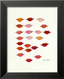 (Estampé) Lèvres, v. 1959 Photographie par Andy Warhol