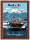 Vedette Rapide, Lacs Transalpins Posters by Bruno Pozzo