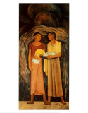 Women with Flowers and Vegetables Posters by Diego Rivera