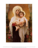 The Madonna of the Roses Posters par William Adolphe Bouguereau