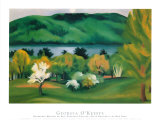 Lake George, Early Moonrise Spring, 1930, Art Print