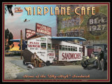 Airplane Cafe Kunstdruck von Larry Grossman