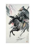 God of Wealth Giclee Print by Guozen Wei