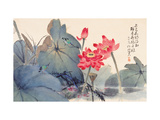 Fragrant Lotus Giclee Print by Haizann Chen