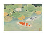 A Couple Under Lotus (II) Giclee Print by Chingkuen Chen