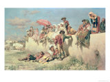 Waiting for the Blessing Outside Rome Giclée-Druck von Keeley Halswelle