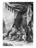 Brutus and Cassius in Brutus's Tent, Act IV Scene iii from 'Julius Caesar' by William Shakespeare, Giclee Print