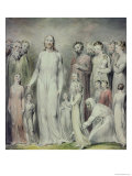 The Healing of the Woman with an Issue of Blood Estampe par William Blake