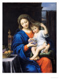 The Virgin of the Grapes, 1640-50 Giclée-Druck von Pierre Mignard