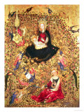 Madonna with a Rose Bush Estampe par Sassetta 