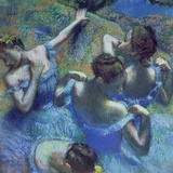 Blue Dancers, circa 1899 Estampe par Edgar Degas