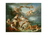 The Rape of Europa, 1747 Estampe par Francois Boucher