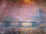 The Thames at Charing Cross, 1903 Estampe par Claude Monet