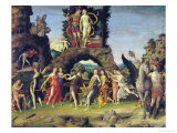 The Parnassus: Mars and Venus Giclée-Druck von Andrea Mantegna