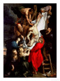 The Descent from the Cross, Central Panel of the Triptych, 1611-14 Estampe par Peter Paul Rubens