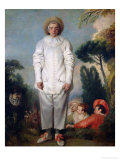 Gilles, circa 1718-19 Estampe par Jean Antoine Watteau