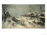 Winter Giclee Print by Lucas van Valckenborch