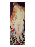 Adam and Eve, 1917-18 Estampe par Gustav Klimt